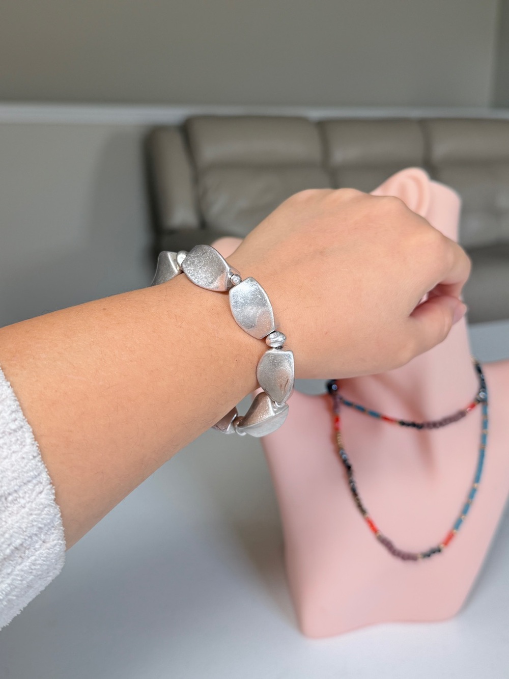 Casual Silver Link Bracelet